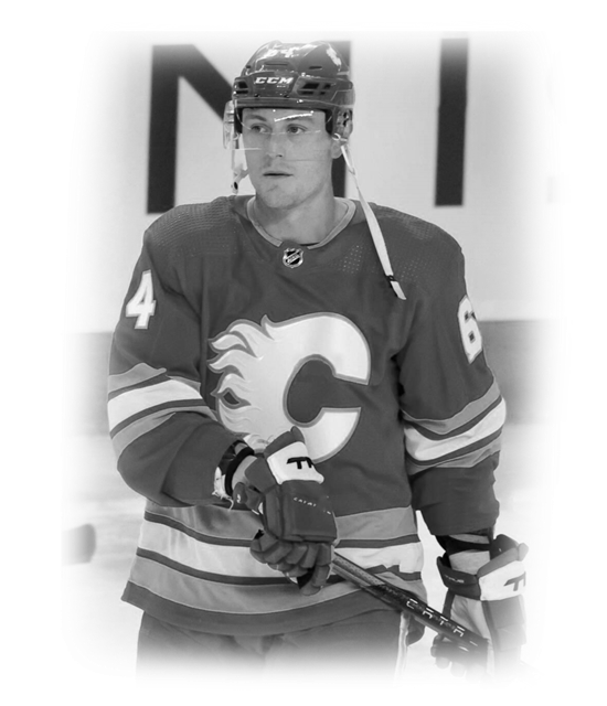 A Driven client in a Calgary Flames jersey